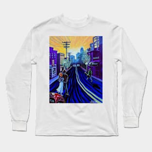 'North Davidson Street' Long Sleeve T-Shirt